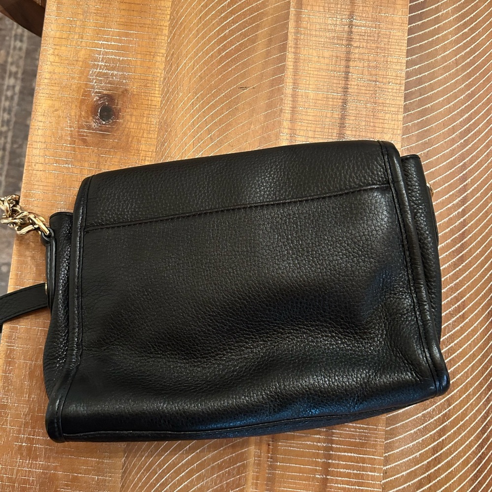 Michael Kors Black Crossbody Bag with Gold Accents - Picture 5 of 9